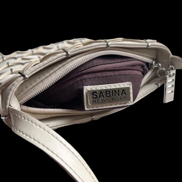 Sabina New York Leather Rings Shoulder Bag - Picture 9 of 13
